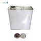 Pressure Cap Square Tin Can 2L Square Empty Paint Tin For Thinner Chemical