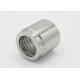 Silver / Golden Hydraulic Hose Fitting  , Hydraulic Pipe Fittings Galvanized Zinc Appearance