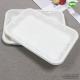 Disposable Use Corn Starch Food Tray,Good Price Nature Color Biodegradable Meal Tray,Eeay Green Rectangle Platters