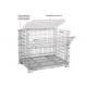 Multi Function Mesh Storage Cage Metal Cage Bins Strong Reinforced Design