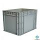 Custom Rectangular Plastic Stackable Storage Containers For Organizing Warehouse Storage