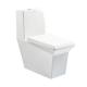 One Piece Siphon Flush Toilet Soft Closed Toilet Seat 3.7L