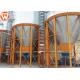 Chicken Farm Auxiliary Equipment Feed Hopper Silo For Poultry House Feed Line