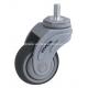 95kg Threaded Swivel TPR Caster K5403-736 Customized Request For Industrial