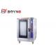 Boilerless Convection Steamer 8 Layers Stainless Steel Hot Air Circulation Time Counter