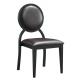 Black Round Back  Luxury Chair For Dining