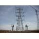 220KV Steel Electricity Pylons Double Circuit Self Supporting Transmission Tower