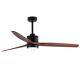 Wooden Blades European Ceiling Fans With Lights DC Motor Decorative