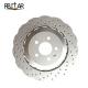 Ribtar Cross Drilled Car Brake Disc For Audi A6 Oem 4G0615601