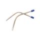 14.4mm × 6mm Disposable Saliva Ejector Parts With Blue Transparent Cap