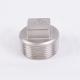 Stainless Steel 201 304 Quadragon Plug Head Nipple Connector for Casting Pipe Fitting