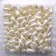 ABS Plastic Bead 8mmx16mm White Drop Simulated Pearls for DIY Fashion Jewelry