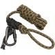 Nylon Fall Protection Lifeline Safety Rope With Shock Absorber Rope Grab