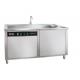 6.5KW Vegetable Bubble Washer Durable 380V Dish Cleaner Machine