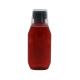 SCREW CAP 120mL Amber Oval Pharmacy Container with Child Safety Cap and Maple Syrup