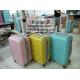 new arrival cheap 3pc hard shell abs pc zip luggage set baigou factory export