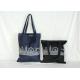 Offset Printing Recyclable Denim Canvas Tote Bag Simple Style Easy To Carry
