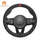 MINI CLUBMAN 2014 2015 2016 2020 F56 Hand Stitching Black Suede Steering Wheel Cover 20*15*7cm
