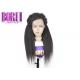 Malaysian Preplucked Kinky Straight Lace Frontal , Virgin Long Lace Front Wigs Human Hair