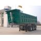 Reliable Tri Axle Dump Truck , 30 CBM Semi Dump Trailers 20 Ton 30 Ton 40 Ton 50