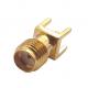 RF SMA Coaxial Connector Female Gold Plated PCB Surface Mount Sma Connector  In Wifi Module