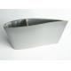 Silvery Powder Painted Exhaust Fan Blades / Aluminum Extrusion Profiles