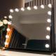 Square Illuminated Vanity Mirrors Rechargeable Makeup Mirror