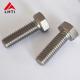 DIN 933 M14 Gr2 Hex Head Titanium Bolts Nuts CNC Machined