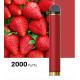 Low Nicotine Vapor Disposable Vape Pen Fruit Flavor 2000 Puffs