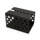 Modern Square Metal Paper Facial Tissue Box Cover Holder for Bathroom Vanity Countertops, Bedroom Dressers