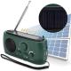 AM FM Internet Emergency Lantern Radio , Solar Powered Portable Radio Rechargeable