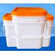 IML Or Thermal Transfer Or Screen Printing Square Plastic Bucket Impact Resistant