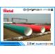 3LPE LSAW 24 INCH Coated Steel Pipe WT 14.3MM For Gas / Oil Transportation