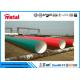 3LPE LSAW 24 INCH Coated Steel Pipe WT 14.3MM For Gas / Oil Transportation