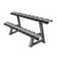 dumbbell rack 10 pairs, dumbbell rack saddles, dumbbell rack 2 tier