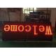 Front Open Cabinet SMD 10mm Advertising LED wall display screen WIFI / 3G System