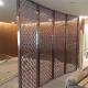 Restaurant room divider metal screen  decorative partitions with color finish