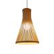 Customized Rattan Pendant Light , Nordic Woven Bamboo Lamp For Indoor Lighting