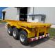 20ft , 40ft , 45ft  , 53ft  container trailer chassis , 3 axle skeleton container trailer