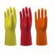 Dipped Flock Lined Latex Rubber Gloves Household Cleaning Gloves Reusable