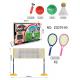 2 in 1funny Badminton and volleyball Set for Kids with 2 Rackets, 3 Balls educational toys