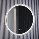 Smart Round LED Bathroom Mirrors Hotel Vanity With Touch Control Light