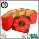 Matte Red Color Printing Gift Packaging Box for Food; Luxury Paper Gift Box