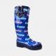ISO9001 Size 6 Women'S Rain Boots , Printable Original Tall Waterproof Rain Boot