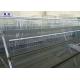 3 Tiers A Type Wire Chicken Cages Galvanized Feature Green Feed Trough