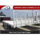 Capacity 30 Tons 20 Ft Q345B Steel Flatbed Equipment Trailers