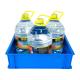 Durable Stackable Plastic Storage Crate for Supermarket and Warehouse Management