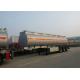 3 Axles 50000 Liters Semi Trailer Truck CIMC Fuel Tanker For Carrying / Storing Oil