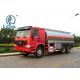 HOWO 20000 liter 9.726L Engine Capacity Liquid Tanker Truck 6x4 , Oil Tank Petrol Gasoline Truck