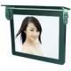 17 3G Bus Digital Signage Monitor / LCD Advertising Display Ceiling mounted With Scrolling Marquee